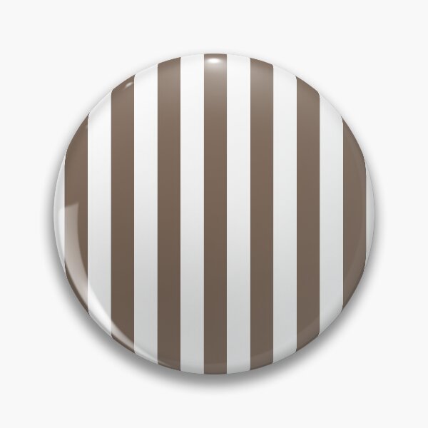 Item preview, Brown and white cabana tent stripes, modern minimal decor, stripes pattern designed and sold by UDDesign.