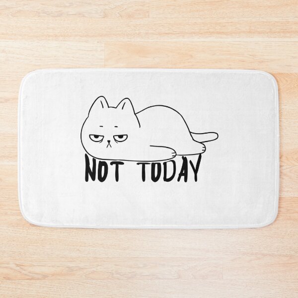 Item preview, Not Today Lazy Cat - ver 2 designed and sold by DzineMon.