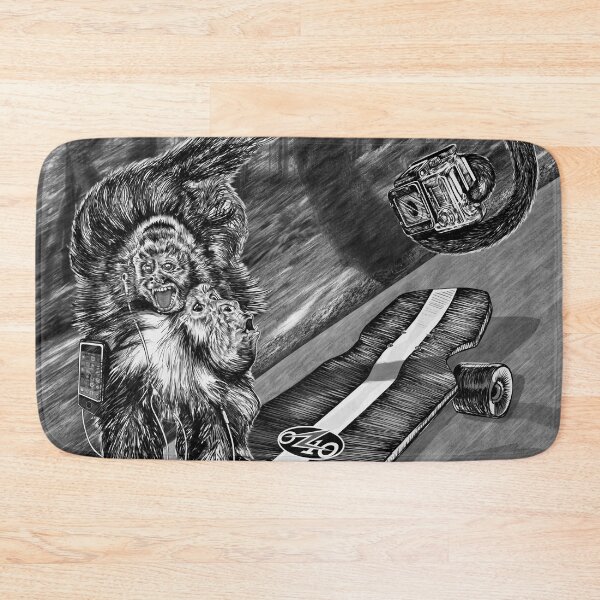Item preview, Simian Skateboard Selfie designed and sold by oz10.