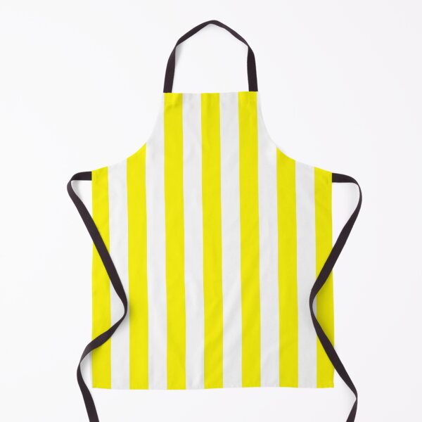 Item preview, Citron lemon and white cabana tent stripes, modern minimal decor, stripes pattern designed and sold by UDDesign.