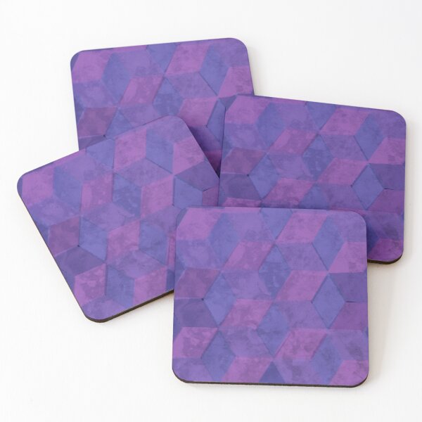 Item preview, Indigo Hexagrams designed and sold by Erin Castilaw.