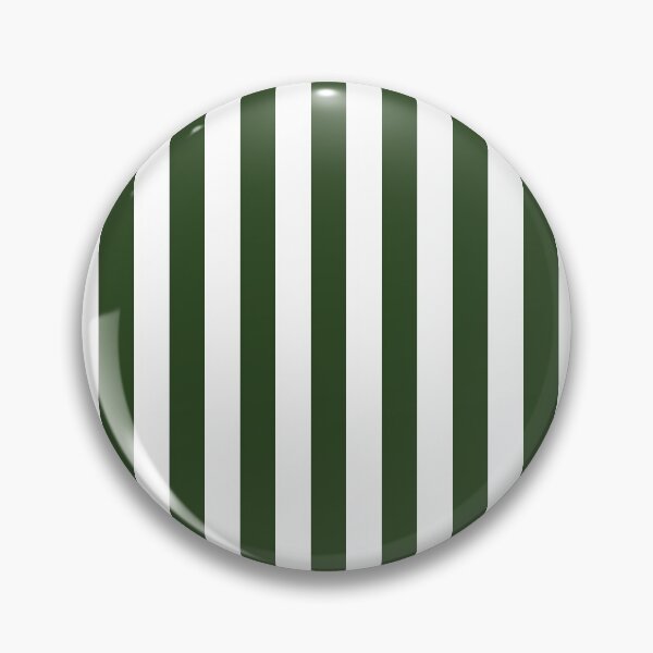 Item preview, Rayas de carpa cabaña verde bosque y blanco, decoración minimalista moderna, patrón de rayas designed and sold by UDDesign.