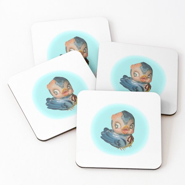 Item preview, Vintage Bluebird Blue Background designed and sold by The Royal Smunch.
