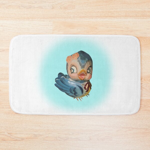 Item preview, Vintage Bluebird Blue Background designed and sold by The Royal Smunch.