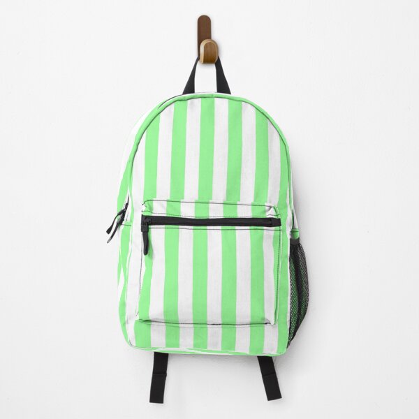 Item preview, Mint green and white cabana tent stripes, modern minimal decor, stripes pattern designed and sold by UDDesign.