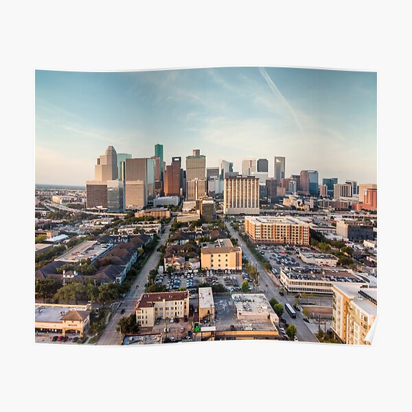 Minute Maid Park and Skyline Downtown Houston Sunset March 