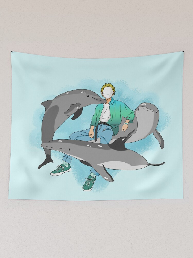 Dream with Dolphins  Tapestry for Sale by katienacho