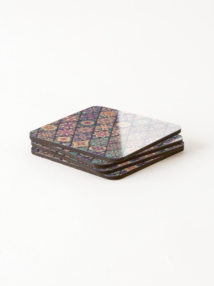 Thumbnail 4 of 5, Coasters (Set of 4), Abstract pattern designed and sold by VolomymyrY.