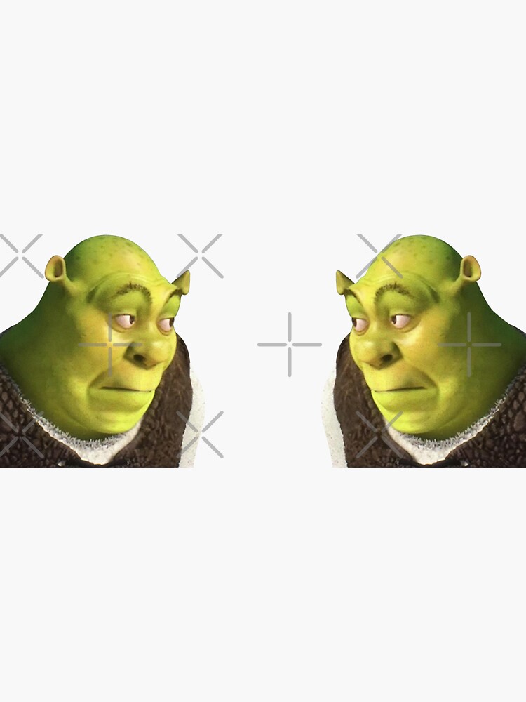 Kiss-Cut Stickers Shrek meme