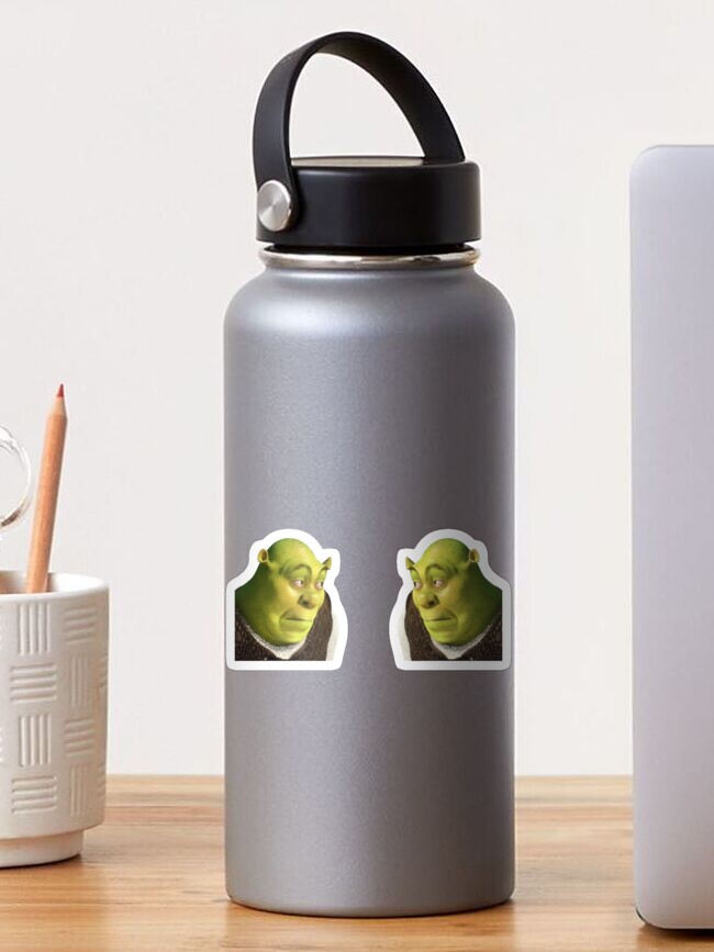 Bored Shrek Meme - Sticker Mania