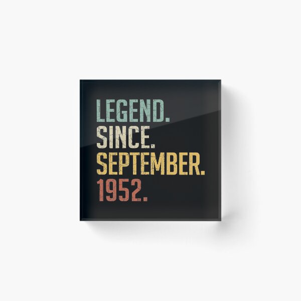 Item preview, Legend Since September 1952 68th Birthday Gift 68 Years Old Vintage September 1952 designed and sold by Takatv.