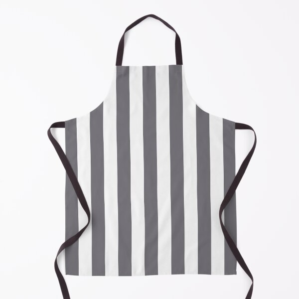 Item preview, Shark grey and white cabana tent stripes, modern minimal decor, stripes pattern designed and sold by UDDesign.