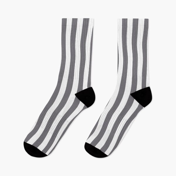 Item preview, Shark grey and white cabana tent stripes, modern minimal decor, stripes pattern designed and sold by UDDesign.
