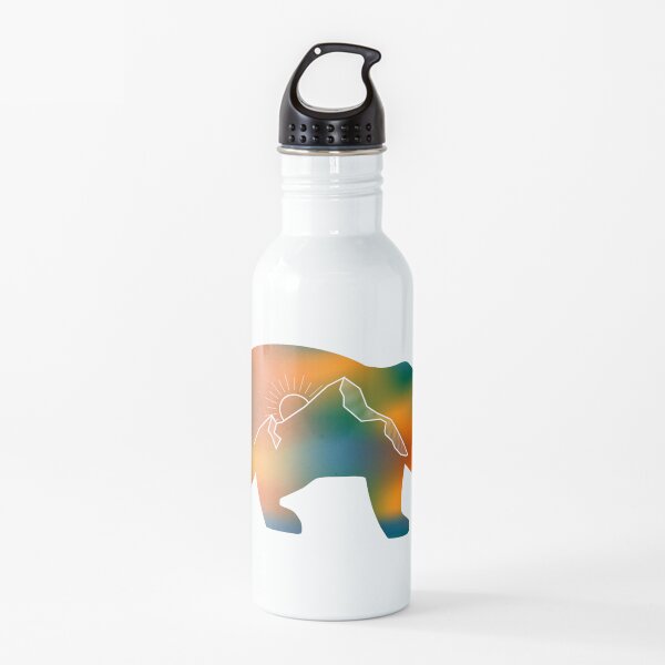 Tie Dye Bear Water Bottle Redbubble - polar bear scrunchie roblox code