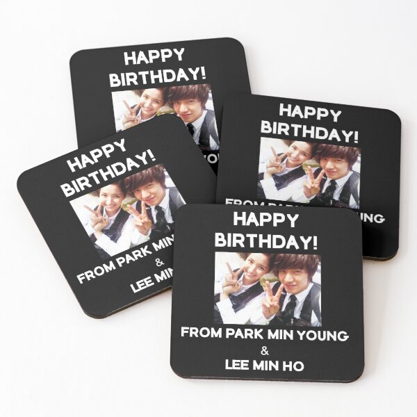 Item preview, Happy Birthday From Lee Min Ho + Park Min Young designed and sold by kpopkdramamerch.