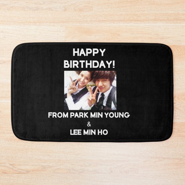 Item preview, Happy Birthday From Lee Min Ho + Park Min Young designed and sold by kpopkdramamerch.