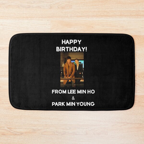 Item preview, Happy Birthday From Lee Min Ho + Park Min Young designed and sold by kpopkdramamerch.
