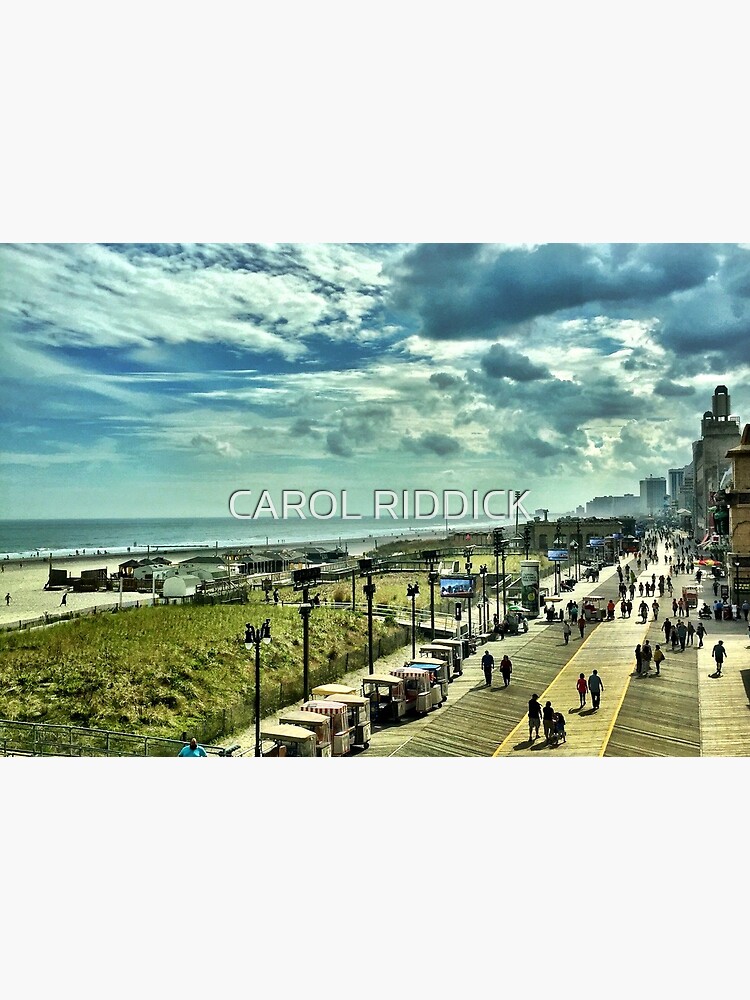 Atlantic City Boardwalk by CarolRiddickArt