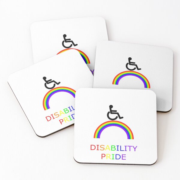 Item preview, Disability Pride: Wheelchair on a Rainbow designed and sold by uniqueitems.