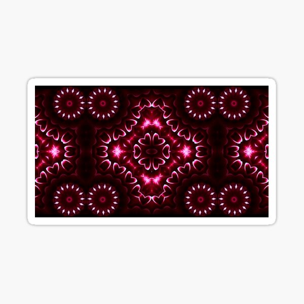 Kaleidoscope Heart Sticker