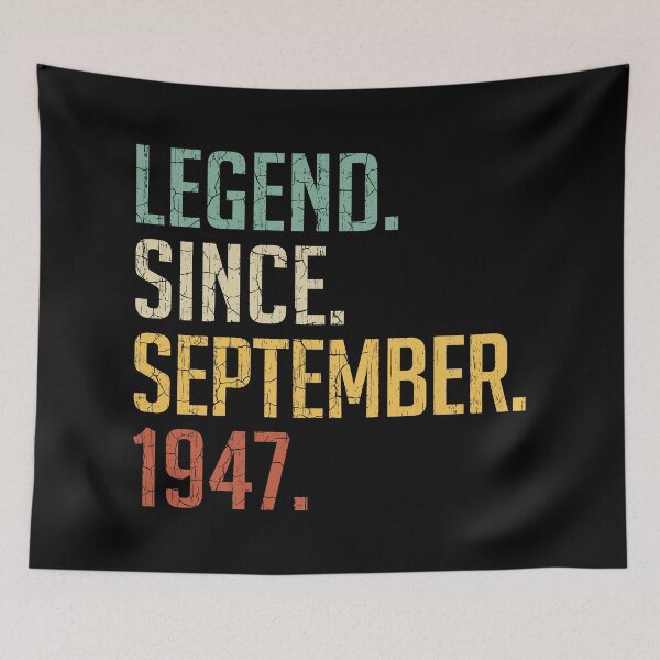 Item preview, Legend Since September 1947 73rd Birthday Gift 73 Years Old Vintage September 1947 designed and sold by Takatv.