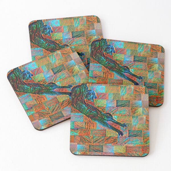 Item preview, Abstractions of the abstract cat jump designed and sold by blackhalt.