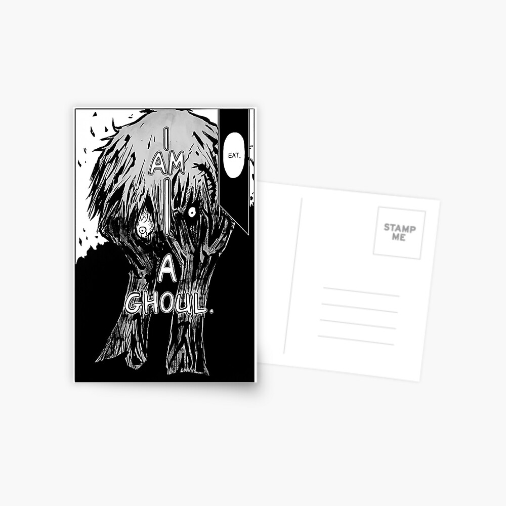 Kaneki Tokyo Ghoul Manga Panel Postcard By Mjacobsfc1 Redbubble