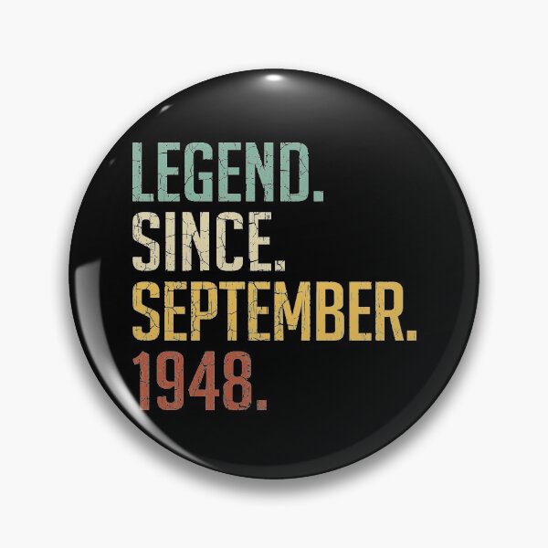 Item preview, Legend Since September 1948 72nd Birthday Gift 72 Years Old Vintage September 1948 designed and sold by Takatv.