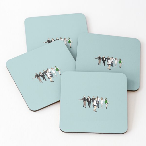 Item preview, A kick line is inevitable cartoon cast designed and sold by Delaneymaybe.