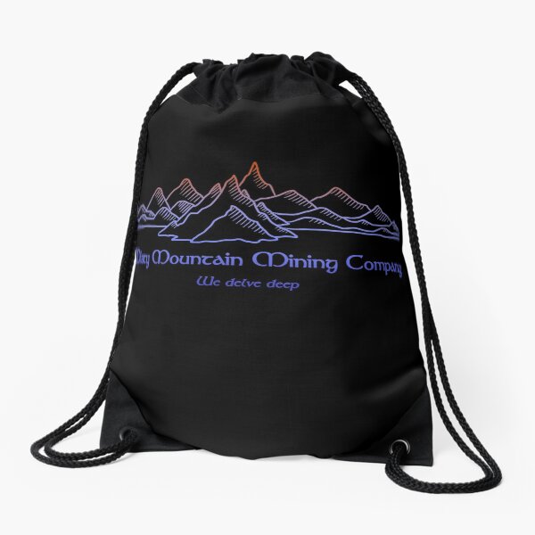 M.M. Mining Company Dk Drawstring Bag