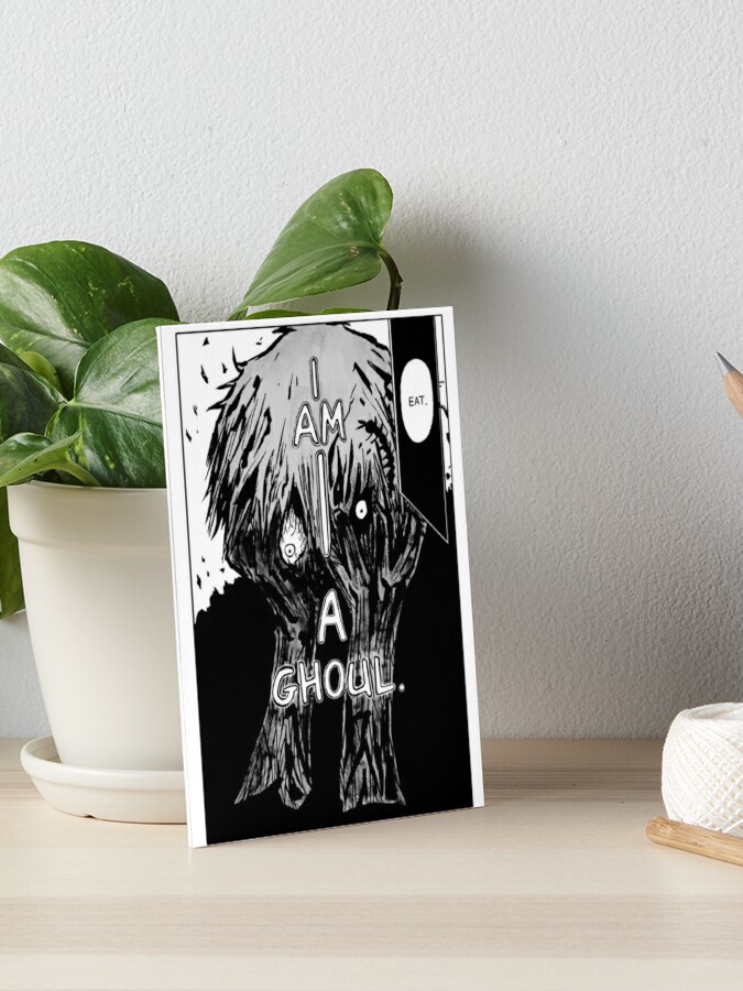 Kaneki Tokyo Ghoul Manga Panel Art Board Print By Mjacobsfc1 Redbubble