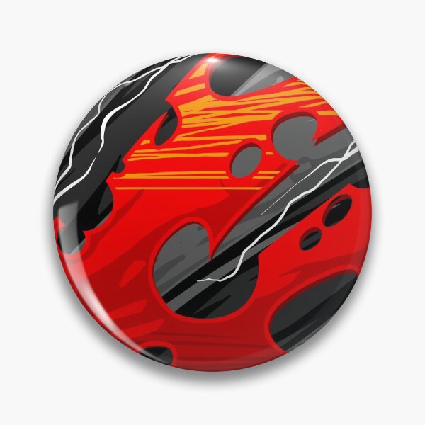 Item preview, Fire Red & Black Pattern designed and sold by Zen-Dragon.