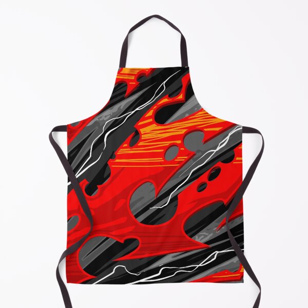 Item preview, Fire Red & Black Pattern designed and sold by Zen-Dragon.