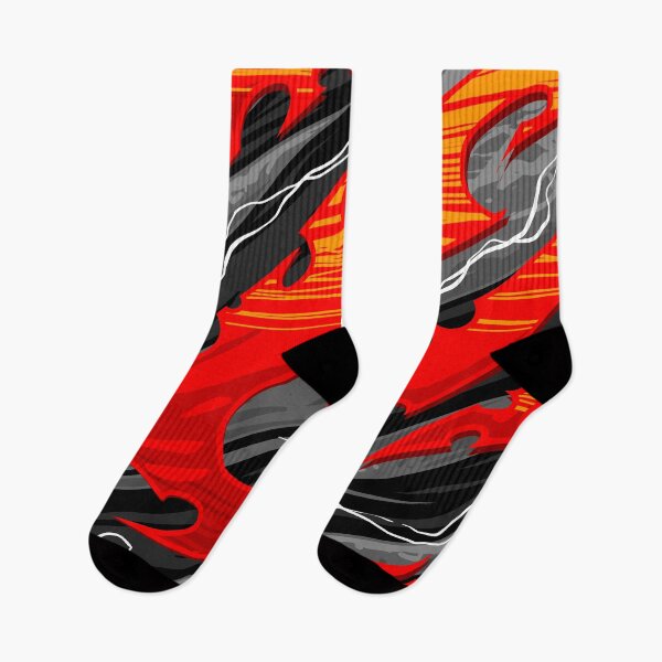 Item preview, Fire Red & Black Pattern designed and sold by Zen-Dragon.