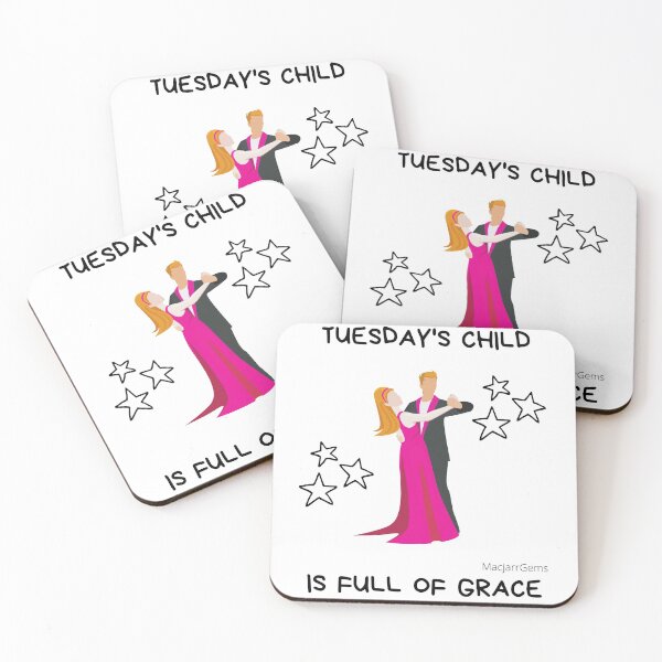 Item preview, Tuesday's Child Is Full Of Grace. designed and sold by MacjarrGems.