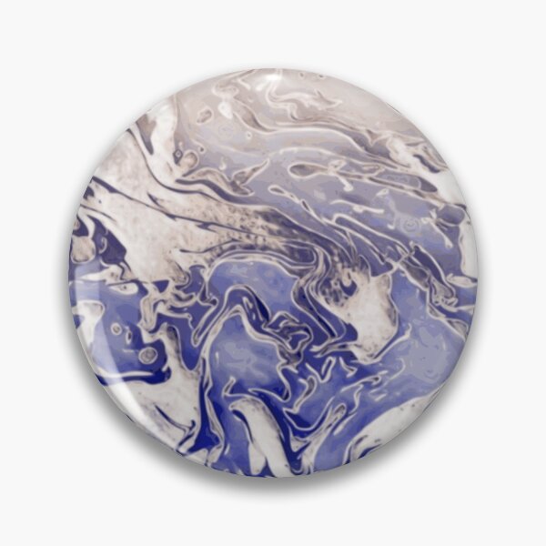 Item preview, Water Under the Bridge - blue tan white and brown abstract swirls designed and sold by JaycraveDesigns.
