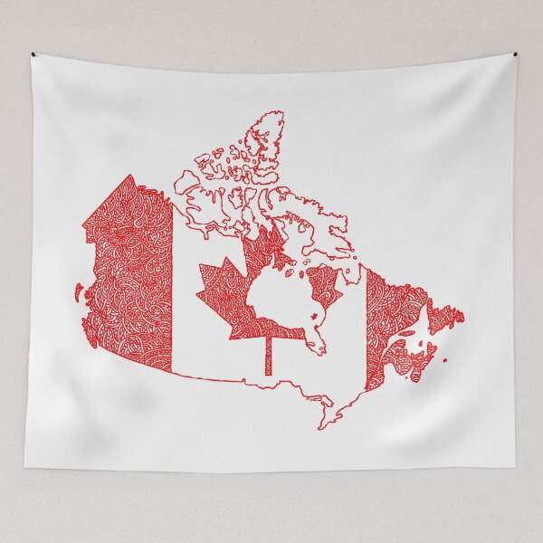 Item preview, Canada Map Design designed and sold by Naoswestvillage.