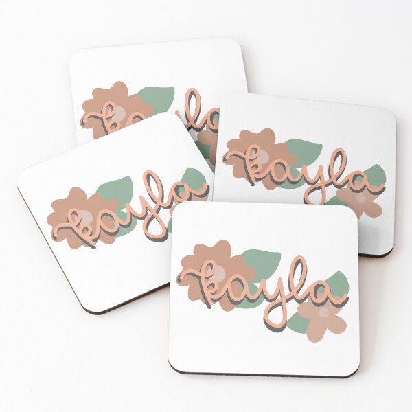 Item preview, Floral Kayla in Cursive designed and sold by kaylasbubble.