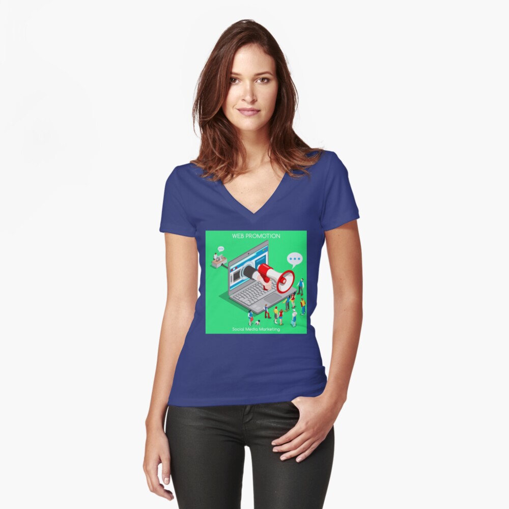 Artikel-Vorschau von Tailliertes T-Shirt mit V-Ausschnitt, designt und verkauft von aurielaki.