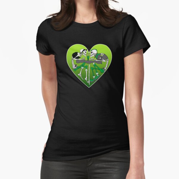 Psychobilly heart Fitted T-Shirt