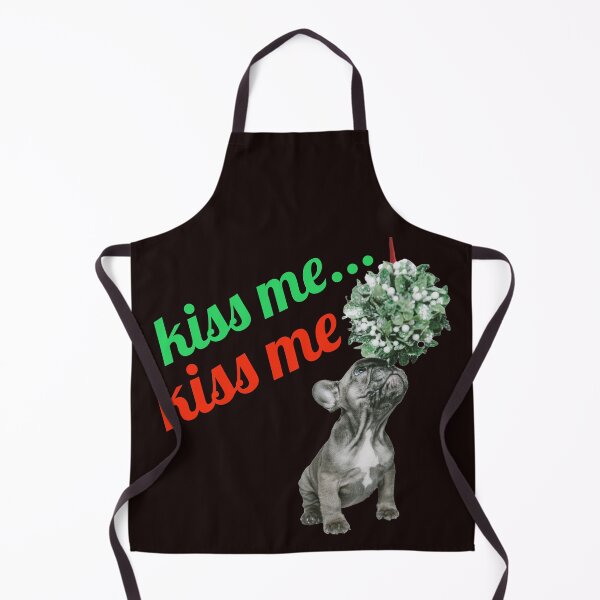 Item preview, kiss me... kiss me, puppy underneath the mistletoe designed and sold by doctors-apparel.