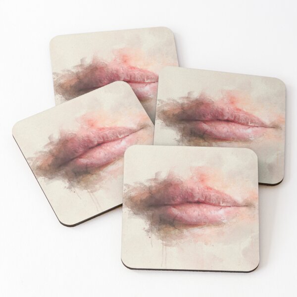 Item preview, Watercolored lips designed and sold by RedTop Tees.