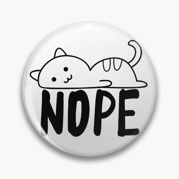 Item preview, Nope Lazy Cat - ver 2 designed and sold by DzineMon.