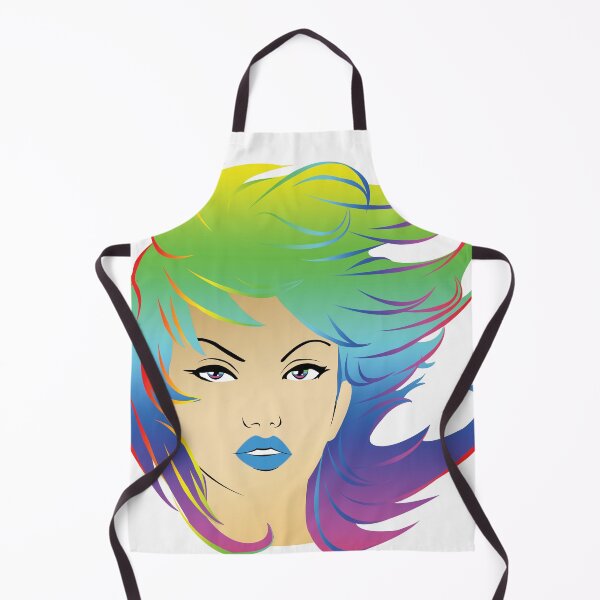 Item preview, Girl with the Rainbow hair designed and sold by Heather Herbert.