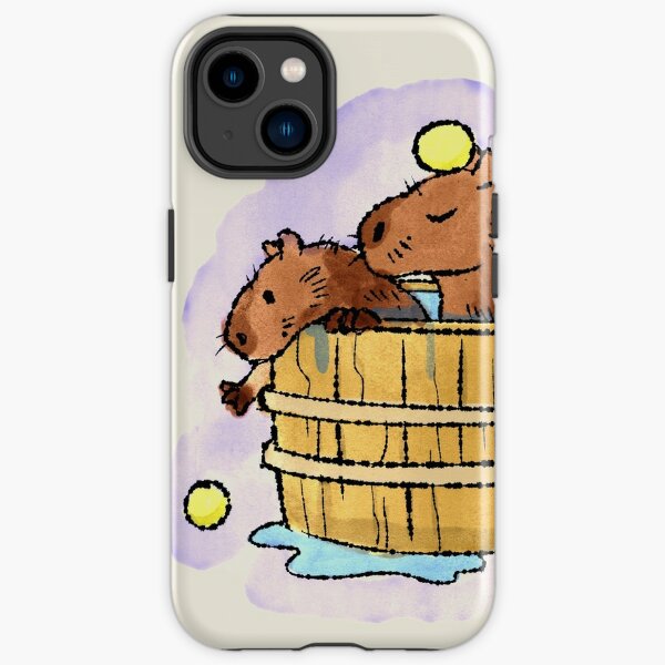 Capybara Onsen iPhone Tough Case
