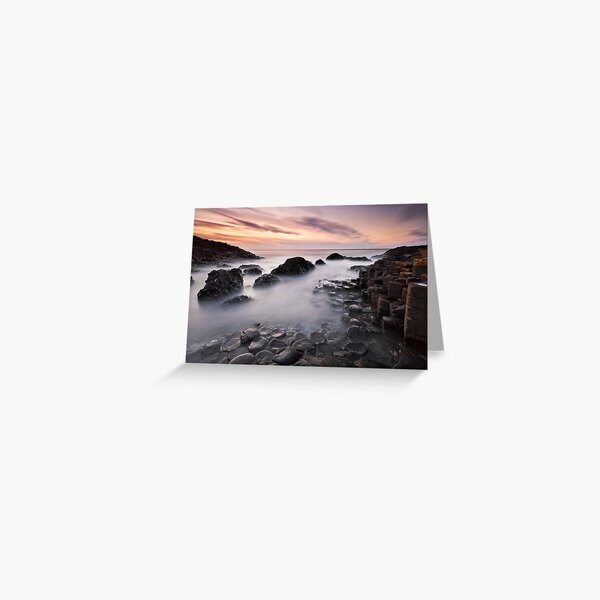 Giants Causeway at Twilight Greeting Card