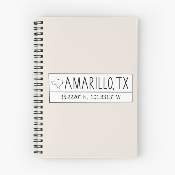 Item preview, Amarillo Texas Coordinates Emblem designed and sold by Emily Designs.