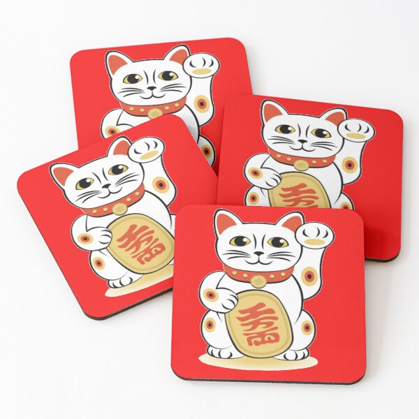 Item preview, Maneki Neko - The Good Luck Cat of Japan designed and sold by Madcapviolet.
