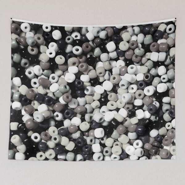 Item preview, Black And White Beads Design Very Hard Annoying Frustrating Difficult Jigsaw Puzzle designed and sold by Gramsta.