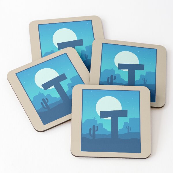 Item preview, Letter T - Blue Sky at Night designed and sold by pixelinga.